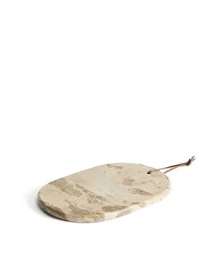 Orlina tray in beige marble 30 x 20 cm by null, a Chopping Boards for sale on Style Sourcebook