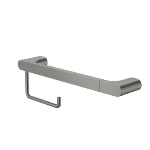 Urbane II Universal Rail 400mm And Toilet Roll Holder Set | Made From Gunmetal By Caroma by Caroma, a Bathroom Accessories for sale on Style Sourcebook