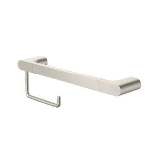 Urbane II Universal Rail 400mm And Toilet Roll Holder Set In Brushed Nickel By Caroma by Caroma, a Bathroom Accessories for sale on Style Sourcebook