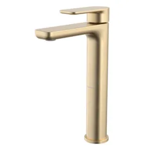 Luna II Tower Basin Mixer Brushed | Made From Brass/Brushed Brass By Caroma by Caroma, a Bathroom Taps & Mixers for sale on Style Sourcebook