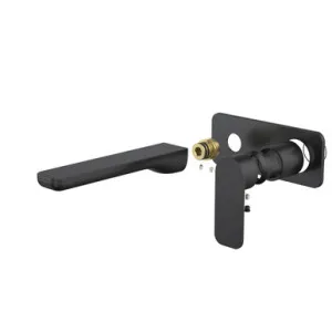 Luna II Easyswitch Wall Basin Or Bath Mixer Trim Kit (Only) 180mm | Made From Brass In Black By Caroma by Caroma, a Bathroom Taps & Mixers for sale on Style Sourcebook