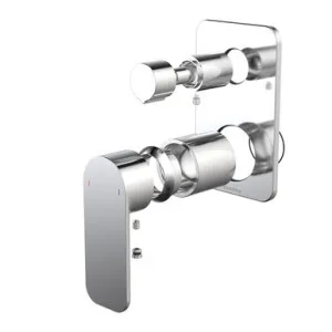 Luna II Easyswitch Bath Or Shower Mixer With Diverter Trim Kit (Only) | Made From Brass In Chrome Finish By Caroma by Caroma, a Bathroom Taps & Mixers for sale on Style Sourcebook