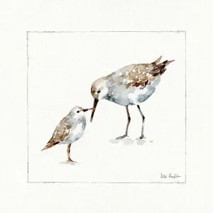 Pebbles And Sandpipers, Style B by Gioia Wall Art, a Prints for sale on Style Sourcebook
