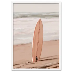 Just Surf - Art Print by Nicole Schafter by Print and Proper, a Prints for sale on Style Sourcebook