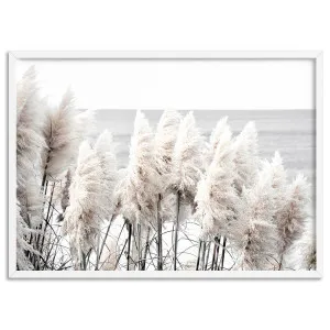 Boho Pampas Grass by the Beach - Art Print by Print and Proper, a Prints for sale on Style Sourcebook