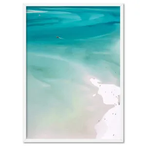 Whitehaven Beach Drop Off - Art Print by Print and Proper, a Prints for sale on Style Sourcebook