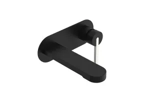 Bronx Wall Basin Set, Matte Black / Brushed Nickel by ADP, a Bathroom Taps & Mixers for sale on Style Sourcebook