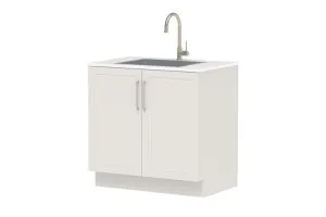 Laundry All-In-One Sink Cabinet with Clovelly Large Rectangular Sink by ADP, a Troughs & Sinks for sale on Style Sourcebook