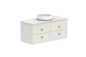 Madden 1200 Wall Hung Centre Bowl, Feather Grey by ADP, a Vanities for sale on Style Sourcebook