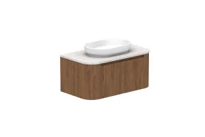 Surry 900 Wall Hung Centre Bowl, Wall Hung, Florentine Walnut by ADP, a Vanities for sale on Style Sourcebook