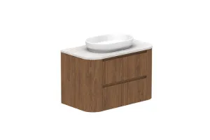 Thea 900 Wall Hung Centre Bowl, Wall Hung, Florentine Walnut by ADP, a Vanities for sale on Style Sourcebook