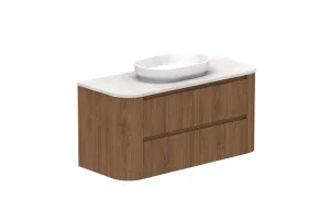 Thea 1200 Wall Hung Centre Bowl, Wall Hung, Florentine Walnut by ADP, a Vanities for sale on Style Sourcebook