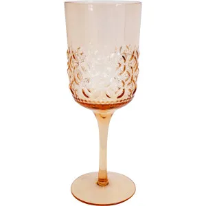 Peach Vintage set of 4 Stemware by La Vida Trading, a Glassware for sale on Style Sourcebook