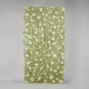 Artificial Flora White Rose Hydrangea & Gyp Floral Wall by Florabelle Living, a Plants for sale on Style Sourcebook