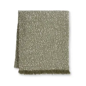 Clara Green/Cream Textured Throw 160x200cm by Madras Link, a Throws for sale on Style Sourcebook