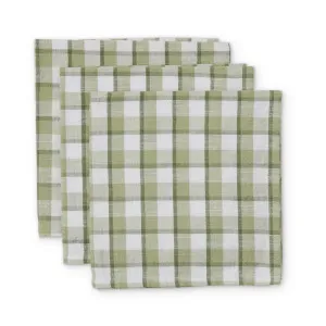 Maldon Green Check Napkin Set 4 by Madras Link, a Napkins for sale on Style Sourcebook