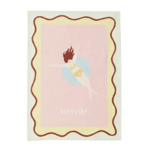 Bewdy Cotton Tea Towel 50x70cm Pink by Coast to Coast, a Tea Towels for sale on Style Sourcebook