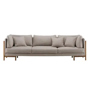 De La Espada Frame Long Sofa with Arms - Danish Oiled Walnut with Sonar 112 Upholstery 766LADOWSONAR1 by De La Espada, a Sofas for sale on Style Sourcebook