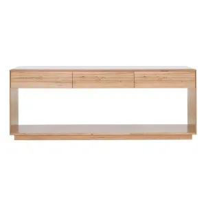 River Console 200cm in High Feature Messmate by OZ Design, a Console Table for sale on Style Sourcebook