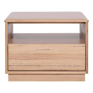 River Side Table 60cm in High Feature Messmate by OZ Design, a Side Table for sale on Style Sourcebook