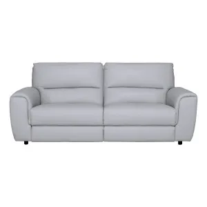 Dakota 3 Seater Recliner Sofa in Leather Pewter by OZ Design, a Sofas for sale on Style Sourcebook