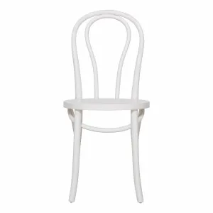 Holland Dining Chair in Beech Solid White by OZ Design, a Dining Chairs for sale on Style Sourcebook