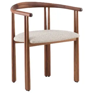 De La Espada Elliot Dining Chair - Danish Oiled Walnut and Safire 004 Upholstery 50DOWSAFIRE004 by De La Espada, a Chairs for sale on Style Sourcebook