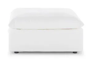 Santa Monica Ottoman, Linen Cassia, by Lounge Lovers by Lounge Lovers, a Ottomans for sale on Style Sourcebook