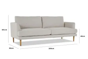 Alice 3 Seat Sofa, Grey, by Lounge Lovers by Lounge Lovers, a Sofas for sale on Style Sourcebook