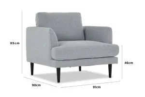 Alice Armchair, Florence Clay, by Lounge Lovers by Lounge Lovers, a Chairs for sale on Style Sourcebook