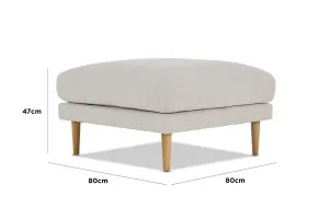 Alice Ottoman, Grey, by Lounge Lovers by Lounge Lovers, a Ottomans for sale on Style Sourcebook