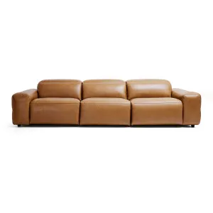 Hunter Leather 4 Seat Recliner Sofa, Sutton White, by Lounge Lovers by Lounge Lovers, a Sofas for sale on Style Sourcebook