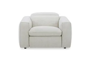 Abode Fabric Recliner Armchair, Dark Grey, by Lounge Lovers by Lounge Lovers, a Sofas for sale on Style Sourcebook