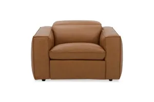 Abode Leather Recliner Armchair, White, by Lounge Lovers by Lounge Lovers, a Sofas for sale on Style Sourcebook