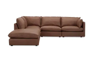 Loft Mini Leather Left Corner Sofa, Texas Rust, by Lounge Lovers by Lounge Lovers, a Sofas for sale on Style Sourcebook