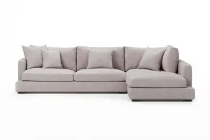Long Beach Right Corner Sofa, Grey, by Lounge Lovers by Lounge Lovers, a Sofas for sale on Style Sourcebook