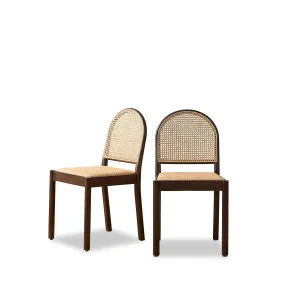 Mateo Dining Chair - Walnut Set of Four Bundle - Mocka by Mocka., a Dining Chairs for sale on Style Sourcebook