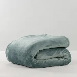 Blanket - Velour, King/Super King, Charcoal - Canningvale by Canningvale, a Sheets for sale on Style Sourcebook