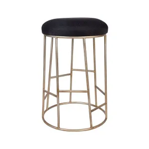 Aiden Gold Steel Kitchen Stool Range by CAFE Lighting & Living, a Bar Stools for sale on Style Sourcebook