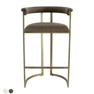 Dino Upholstered Bar Stool Range by CAFE Lighting & Living, a Bar Stools for sale on Style Sourcebook