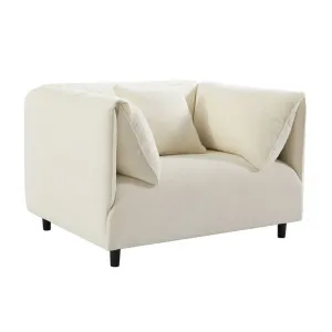Dominic Arm Chair - Ivory by CAFE Lighting & Living, a Chairs for sale on Style Sourcebook