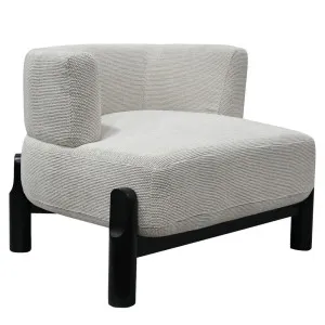 Richmond Occasional Chair - White Chenille by CAFE Lighting & Living, a Chairs for sale on Style Sourcebook