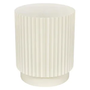 Avery Side Table - Ivory by CAFE Lighting & Living, a Side Table for sale on Style Sourcebook