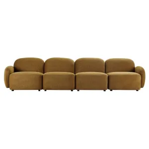 Ramona Modular 4 Seater Sofa - Toffee by CAFE Lighting & Living, a Sofas for sale on Style Sourcebook