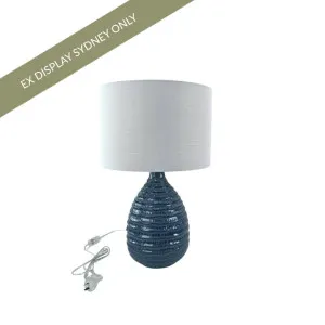Montego Table Lamp - Blue - OUTLET NSW by CAFE Lighting & Living, a Table & Bedside Lamps for sale on Style Sourcebook