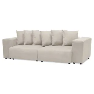 Ravo Slipcover 3 Seater Modular Sofa Set in Light Beige by Luxo Furniture, a Sofas for sale on Style Sourcebook