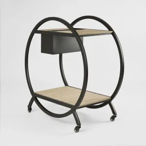 Ryder Outdoor Bar Cart Black by Florabelle Living, a Sideboards, Buffets & Trolleys for sale on Style Sourcebook