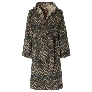 Missoni Azul 138 Hooded Bathrobe - Large 8053147120348 by Missoni, a Bathrobes for sale on Style Sourcebook