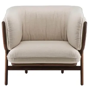 De La Espada Stanley Armchair - Danish Oiled Walnut and Sunniva 2 Upholstery 102SDOWSUNIVA2 by De La Espada, a Sofas for sale on Style Sourcebook