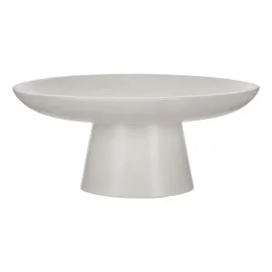 Arden Footed Bowl 35x15cm in White by OZ Design, a Decorative Plates & Bowls for sale on Style Sourcebook